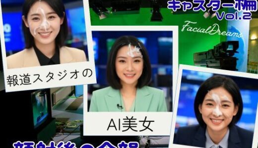 【2025-09-05発売】顔射後の余韻 - ニュースキャスター編 Vol.2【d_609749】【FacialDreams】