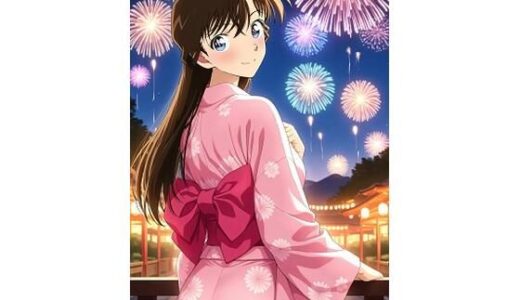 【2025-10-22発売】毛〇蘭  浴衣で花火【d_611673】【HKMアート】