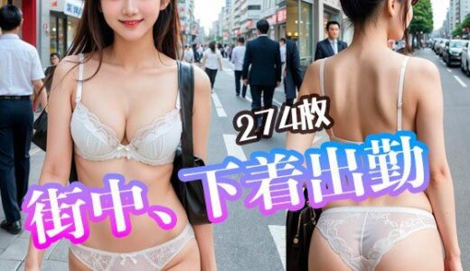 【2025-09-02発売】街中、下着出勤（274枚）【実写系AI超リアルCG集EX】【d_627198】【kohane@AI girl】