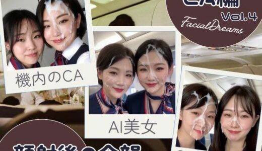 【2025-10-29発売】顔射後の余韻 - CA編 Vol.4【d_629888】【FacialDreams】