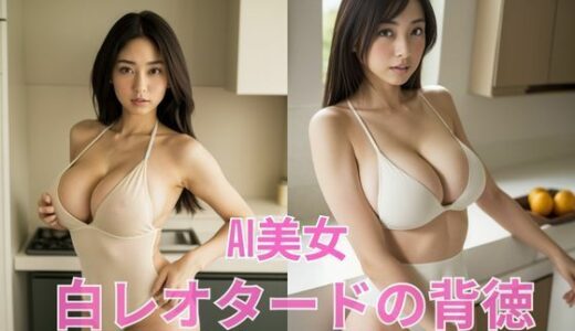 【2025-10-23発売】AI美女  白レオタードの背徳   昼間のキッチンでII【d_636842】【BAI Publishers】