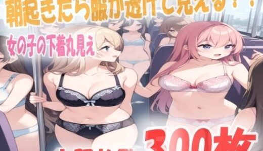 【2025-09-10発売】野外で女の子が下着丸出し!?目が覚めたら透けてる世界になってた!イラスト300枚【d_640142】【あい  イラスト研究所】