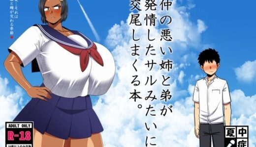 【2025-10-01発売】仲の悪い姉と弟が発情したサルみたいに交尾しまくる本。【d_642957】【夏中症】