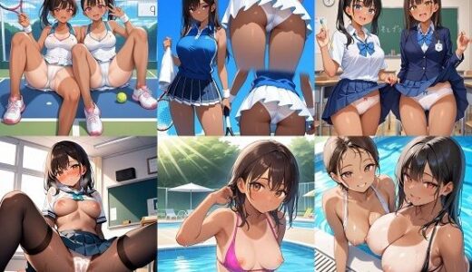 【2025-08-12発売】褐色少女のおっぱいとパンチラ【AIイラスト集】【d_644295】【ネコネコガール】