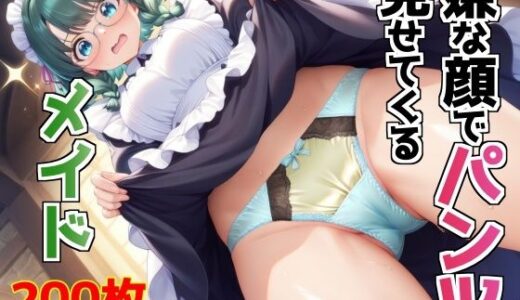 【2025-08-12発売】嫌な顔でパンツ見せてくるメイド【d_644546】【AIパンツ部】