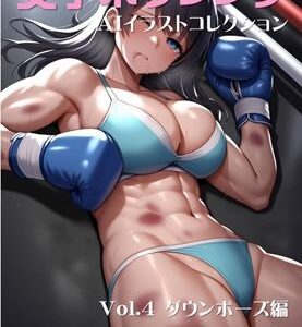 【2025-08-18発売】女子ボクシング美少女AIイラストコレクション4 ダウンポーズ編【d_648356】【温泉たまご】