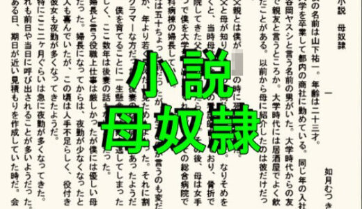 【2025-08-15発売】小説  母奴●【d_650115】【如月むつき】