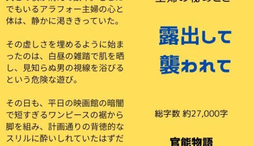 【2025-08-18発売】主婦の秘めごと 〜露出して襲われて〜【d_651896】【官能物語】