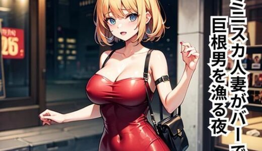 【2025-08-21発売】ミニスカ人妻がバーで巨根男を漁る夜【d_653537】【南花音】