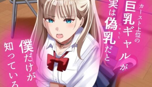 【2025-09-18発売】カースト上位の巨乳ギャルが実は偽乳だと僕だけが知っている【d_657648】【夜の本屋】