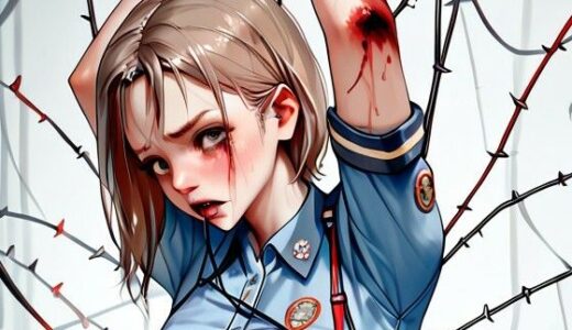 【2025-09-08発売】近未来女性捕虜鉄線拷問1【d_661651】【同人集団とるとれす】