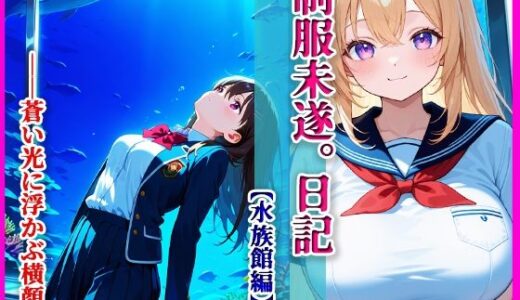 【2025-10-01発売】制服未遂。日記【水族館編】──蒼い光に浮かぶ横顔。【d_670568】【制服未遂。】
