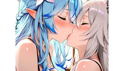 【2025-10-01発売】【R-18】獅白ぼたん×雪花ラミィ 73枚【d_670698】【ErosLily】