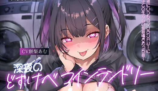 【2025-10-11発売】【低音囁き】AM3:00深夜のどすけべコインランドリー〜深夜にいつもコインランドリーにいる子との生々しい低音囁きえっち音〜【d_674287】【テグラユウキ】
