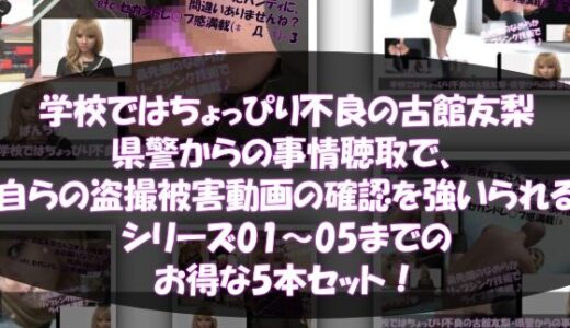 【2025-09-29発売】【△500●500】学校ではちょっぴり不良の古館友梨・県警からの事情聴取で、自らの盗撮被害動画の確認を強いられる:Vol.R001〜005のお得な5本セット！ヽ（゜▽、゜）ノ【d_674923】【Libido-Labo】