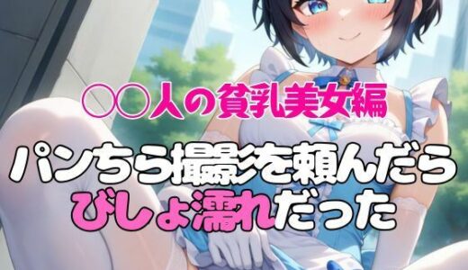 【2025-10-05発売】【◯人の貧乳美女編】パンちら撮影会を頼んだらびしょ濡れだった【d_675667】【「寝取られマニア」】