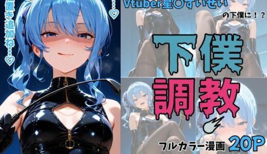 【2025-10-09発売】Vtuber星〇すいせいの下僕調教〜足コキ・ムチ・手コキ・フェラ・騎乗位〜【d_676051】【夕焼けAI@M向け同人】
