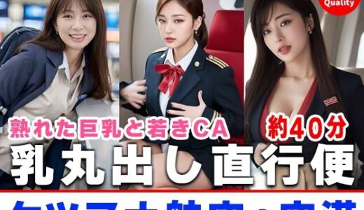 【2025-10-08発売】【約40分】『ケツアナ航空＆空港』熟れた客室乗務員、制服を脱ぎ去り淫乱発着。-AIで描く究極の美女達-【d_676149】【AIで絶世の美女を作る】