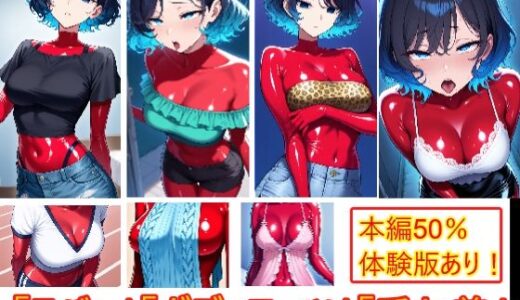 【2025-10-10発売】【露出多めの服だからこそ】重ね着フェチ怪人【ラバーボディスーツ編2】【d_677121】【エイアイファジイもんもん】