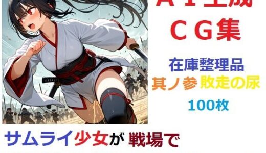 【2025-10-21発売】【在庫整理品】サムライ少女が戦場でお漏らししたりしてるだけのCG集其の参・敗走の尿【d_678802】【YOG】
