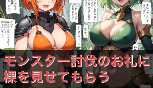 【2025-10-24発売】A102 モンスター討伐のお礼に裸を見せてもらう【d_684567】【ねこパイソン】
