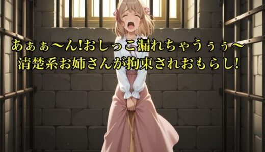 【2025-10-19発売】【こっち見ないでぇ〜シリーズ】あぁぁ〜ん！おしっこ漏れちゃうぅぅ〜清楚系お姉さんが拘束され我慢の限界で2度もお漏らしするボイス【お姉さん/失禁】【d_685902】【エロカフェ】