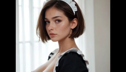 【2025-10-29発売】外国のショートヘアのメイド（セリフなし  AI画像集）【d_686034】【アフェアーアモーレ】