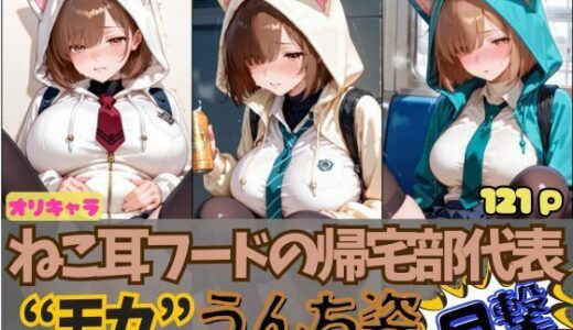 【2025-06-26発売】☆オリキャラ☆【121枚】ねこ耳フードの帰宅部代表’モカ’のおもらしCG集【d_596451】【スカトロ製作所】