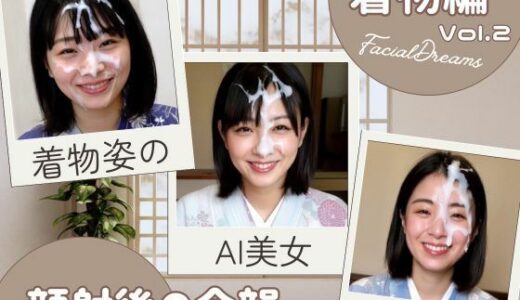【2025-06-12発売】顔射後の余韻 - 着物編 Vol.2【d_601303】【FacialDreams】