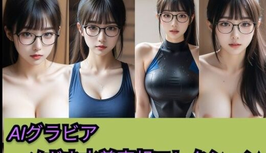 【2025-06-19発売】AIグラビアメガネ水着妄想コレクション【d_605625】【Studio jirojohn Collection】