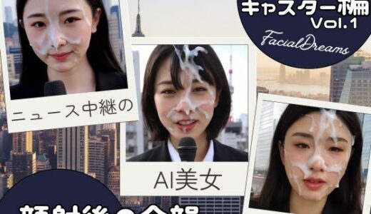 【2025-06-26発売】顔射後の余韻 - ニュースキャスター編 Vol.1【d_606093】【FacialDreams】