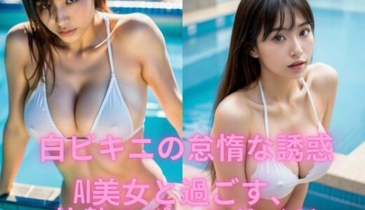 【2025-06-23発売】白ビキニの怠惰な誘惑 AI美女と過ごす、灼熱のプールサイド【d_607973】【BAI Publishers】