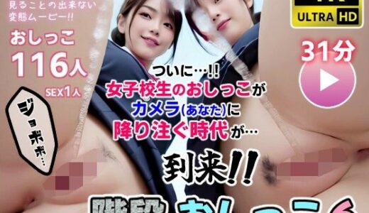 【2025-06-14発売】階段おしっこ6 女子校生 カメラ目掛けておしっこSPLASH！！【d_608272】【コメットパンチ】