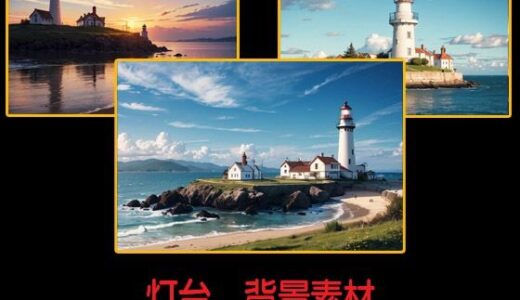 【2025-06-23発売】灯台  背景素材【d_608781】【豊川内角】