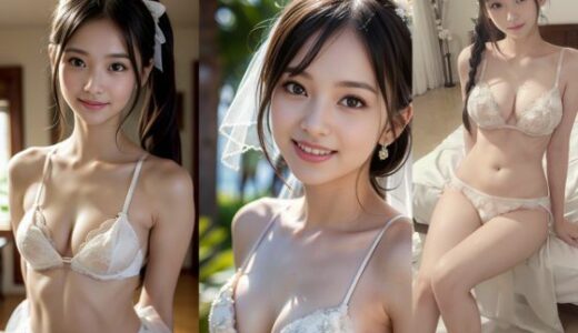 【2025-06-27発売】ウエディングドレスを着た花嫁【d_610607】【AI×美少女×物語】