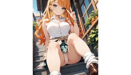 【2025-06-28発売】オレンジ髪ちゃんとえっちなえちえち【d_611668】【ケイノさんち】