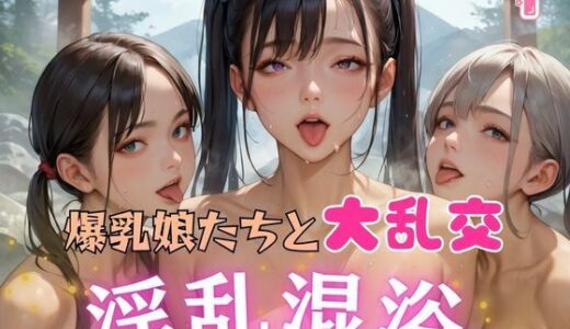 【2025-07-02発売】爆乳娘たちと大乱交 淫乱混浴1【d_614494】【AIガールズ】