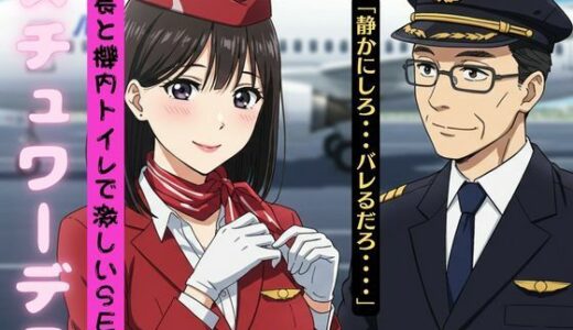 【2025-06-22発売】スチュワーデスを機内トイレに押し込んでセックスした、機長とスチュワーデスは滞在先で秘密の不倫関係【d_616589】【ひまわり学園】
