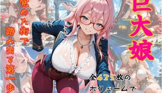 【2025-07-07発売】巨大娘、目覚めた街で踏み出す第一歩。【d_620498】【はやぶさ工房】
