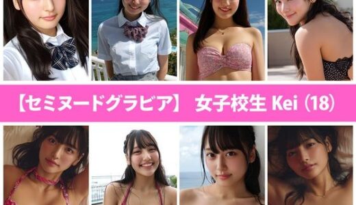 【2025-07-10発売】【セミヌードグラビア】女子校生Kei（18）【d_622835】【AI Girls Photo Collection】
