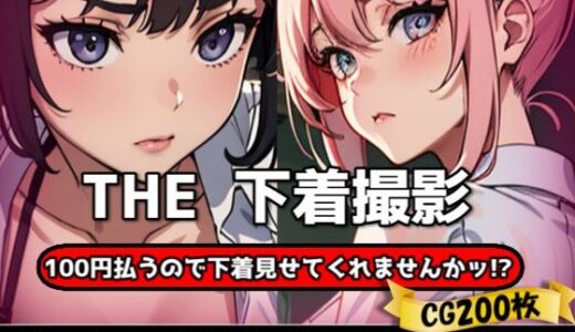 【2025-07-15発売】THE 100円払うので下着見せてくれませんかッ！？【ワンコインで可愛い女の子の下着調査ッ！（F）Edition_01】【d_623814】【THE 俺のターン！！】