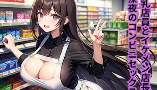 【2025-07-03発売】巨乳店員とイケメン店長が深夜のコンビニセックス【d_624900】【南花音】