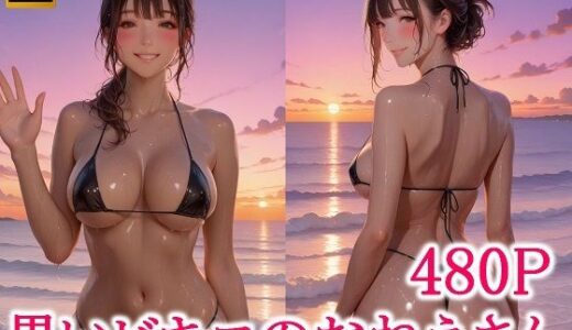 【2025-07-15発売】黒いビキニのおねえさん【d_628278】【わっしょい】