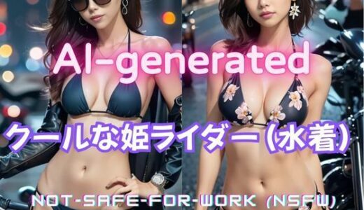 【2025-07-25発売】姫ライダー - 黒革に包まれた美しき旅人（水着バージョン）【d_633051】【美伝プロジェクト】