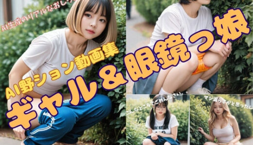 【2025-07-25発売】AI野ション動画集 ギャル＆眼鏡っ娘【d_634504】【P-AI planning】