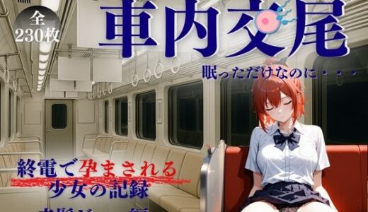 【2025-08-05発売】車内交尾  赤髪ギャル編【d_634622】【ほぼ全年齢じゃないです】