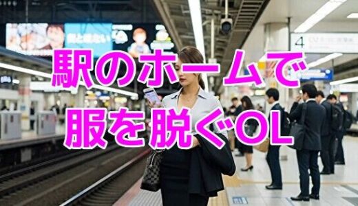 【2025-08-07発売】駅のホームで服を脱ぐOL【d_643245】【ノーマルアブノーマル】