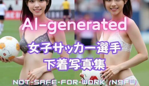 【2025-11-07発売】AIコスプレ写真集 「ランジェリー・フットボール」:下着姿のサッカー女子写真集【d_647587】【美伝プロジェクト】