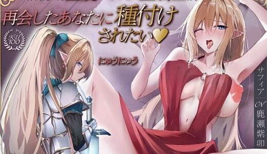 【2025-11-08発売】かつて仲間だった金髪エルフ聖騎士は、再会したあなたに種付けされたい（はーと）【KU100収録】【d_684282】【にゅうにゅう】