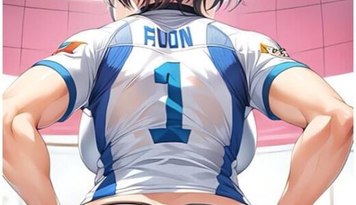 【2025-11-08発売】バレーボールホットパンツ尻破れ【d_691147】【naoji22222】